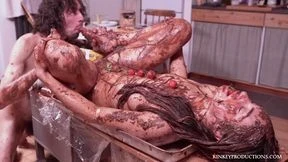 Slave Laura Turned Into A Chocolate Cake - WAM Delight